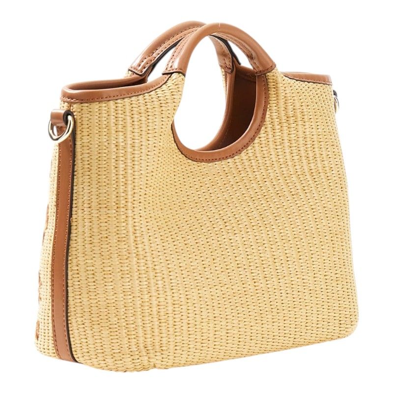 Guess - Kirsten Mini Satchel - Beige