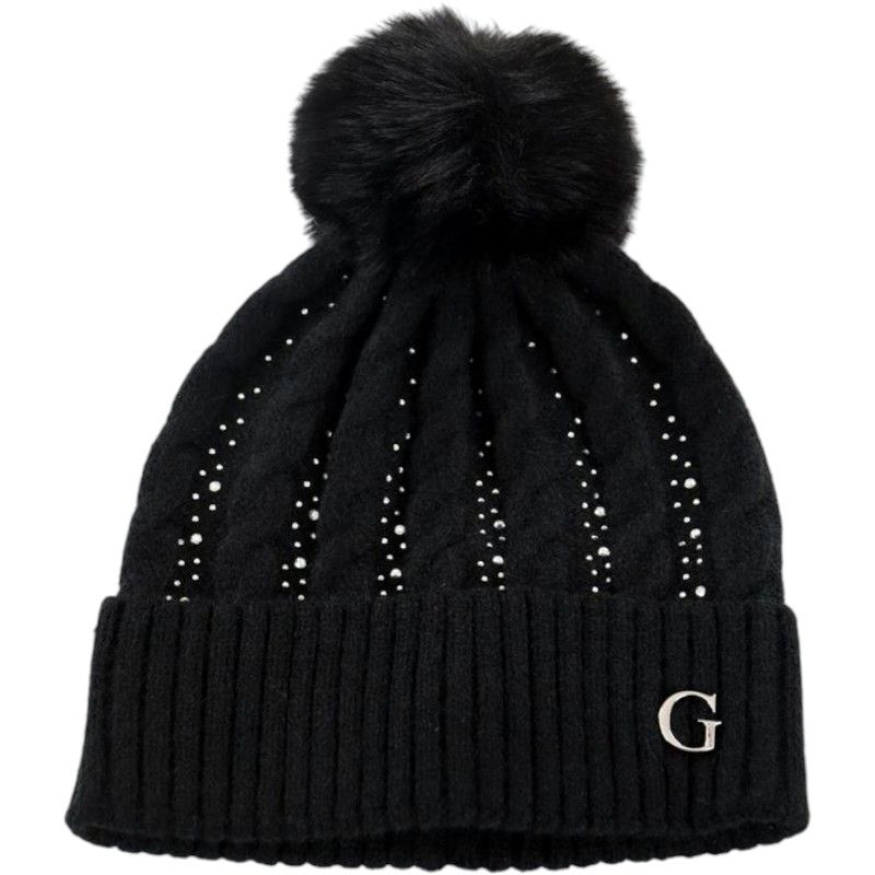 Guess - Knitted Beanie - Zwart