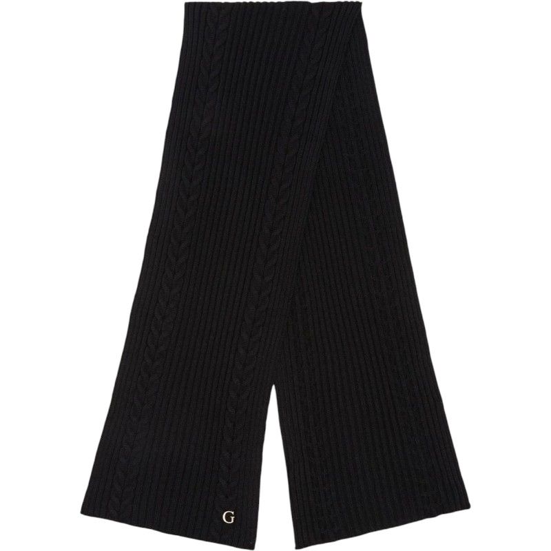 Guess - Knitted Scarf - Zwart