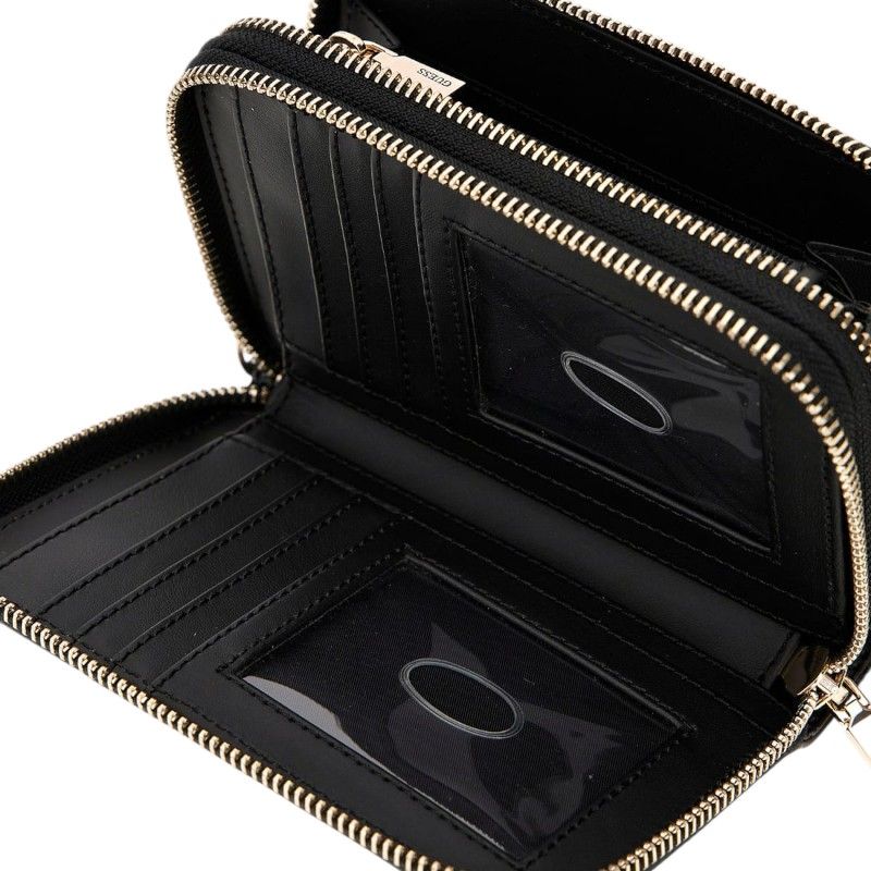 Guess - Laurel II Slg Med Double Zip - Zwart