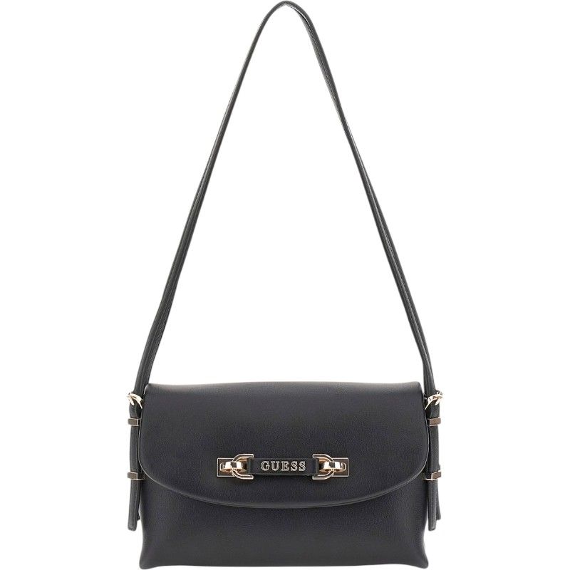 Guess - Lefia Flap Shoulder Bag - Zwart