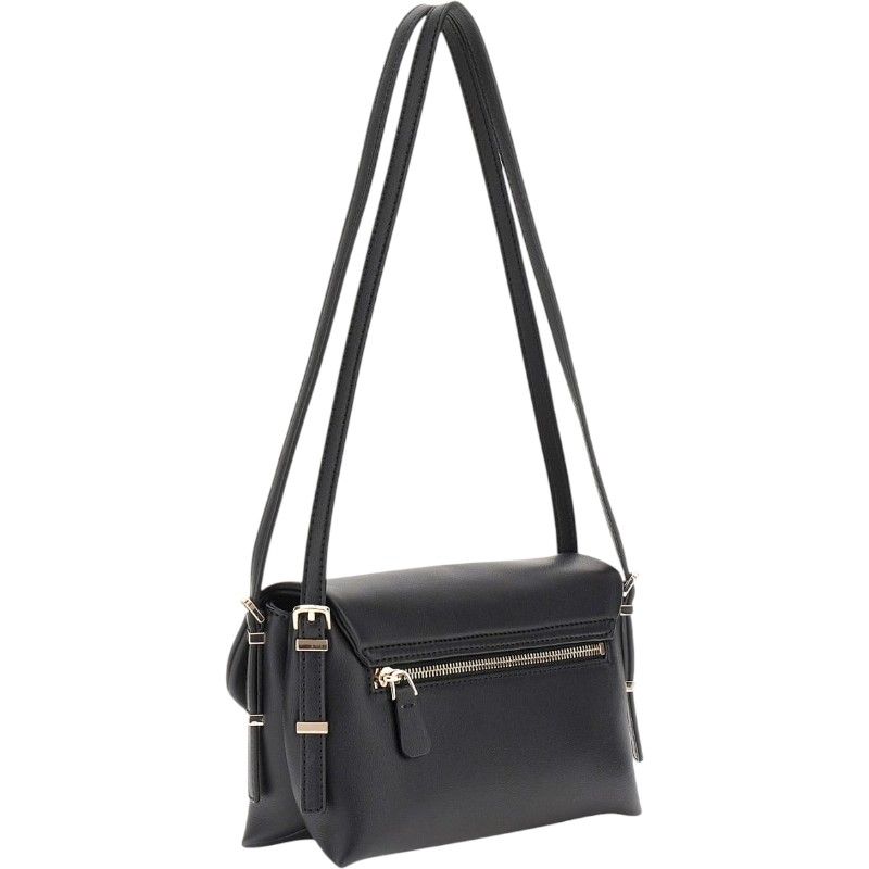 Guess - Lefia Flap Shoulder Bag - Zwart