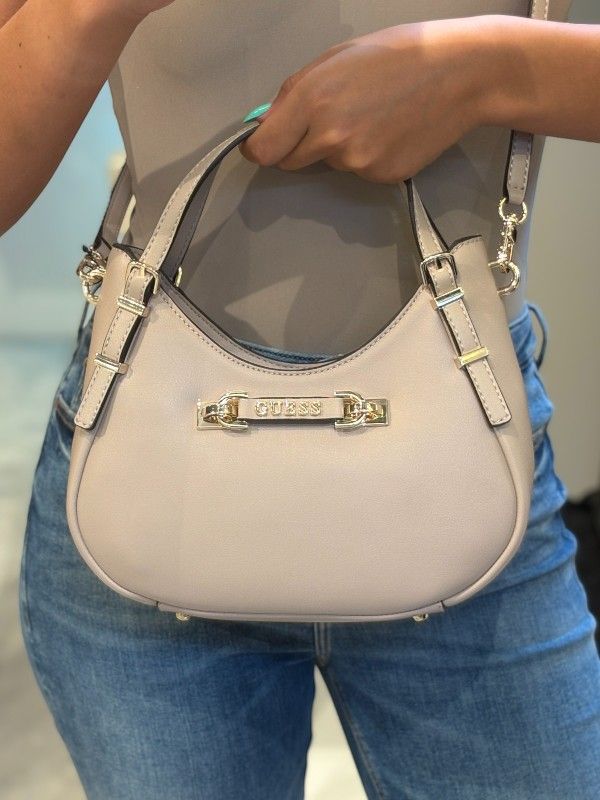 Guess - Lefia Small Satchel - Beige