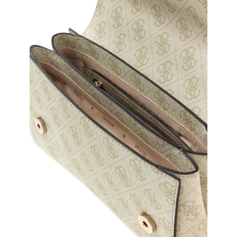 Guess - Leona Logo Convrtbl Xbody Flap - Groen