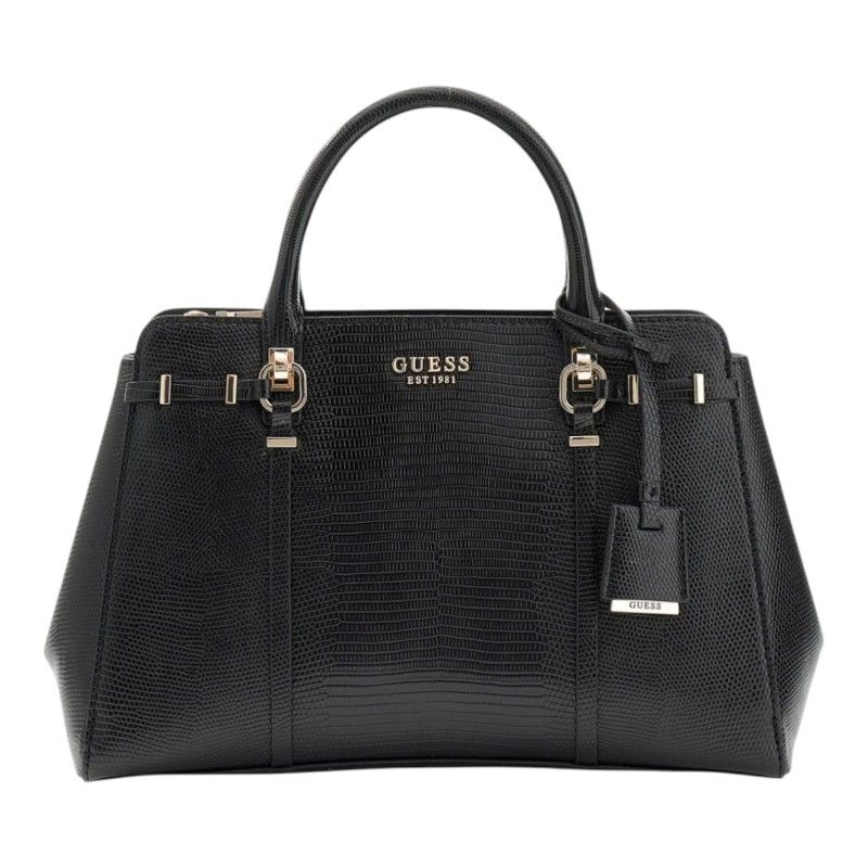 Guess - Leona Multi Comp Satchel - Zwart