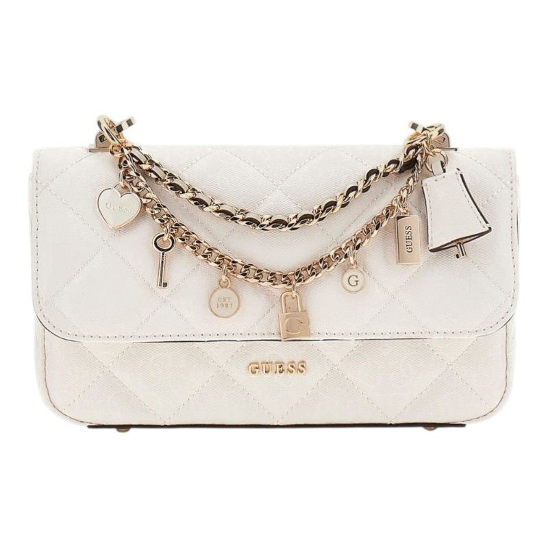 Guess - Libby Flap Crossbody - Wit