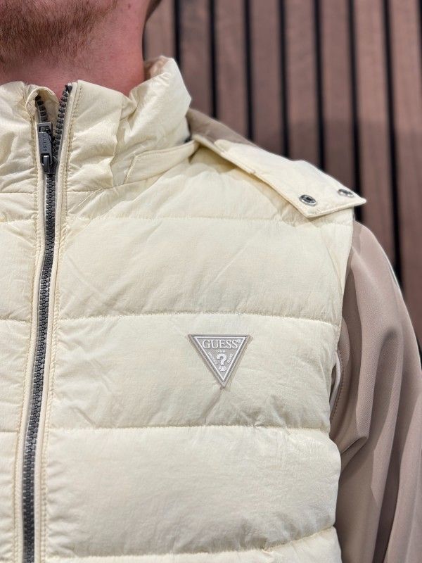 Guess - Light Puffa Vest - Beige