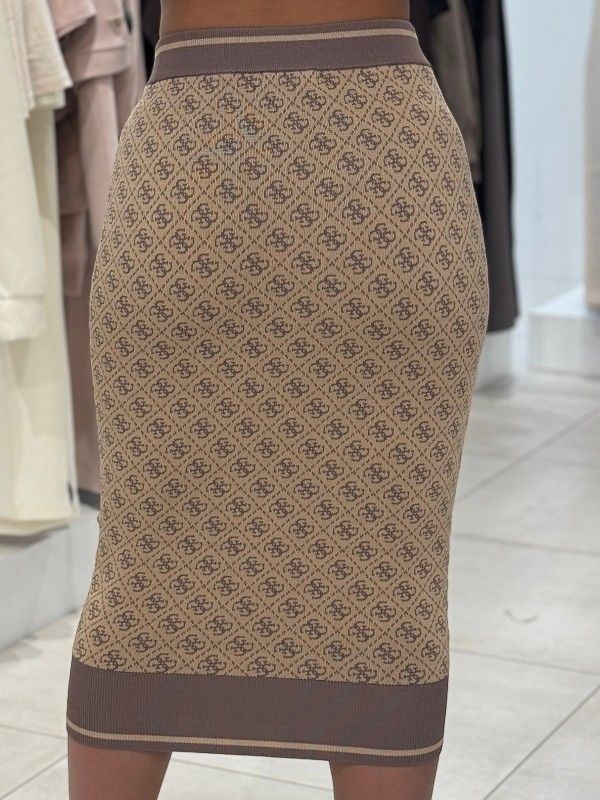 Guess - Lise 4G Logo SWTR Skirt - Bruin