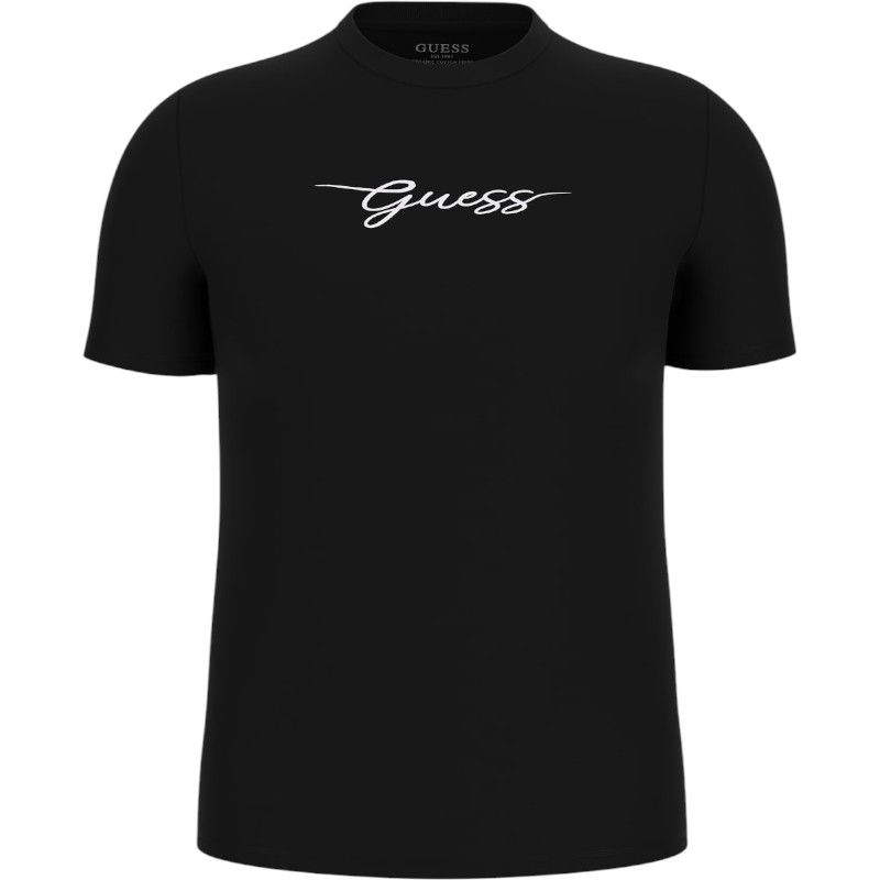 Guess - Logo Single Tee - Zwart
