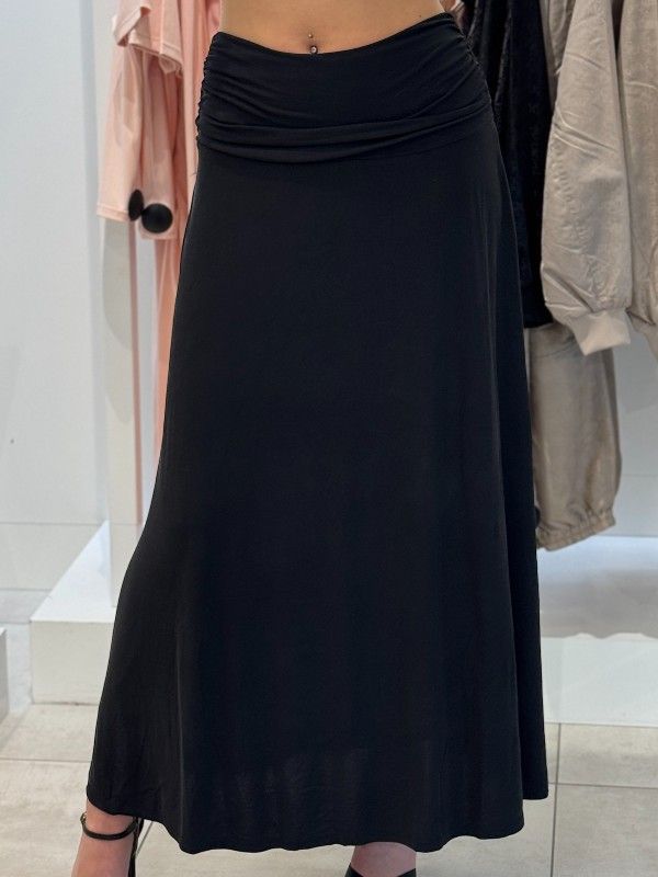 Guess - Long Milena Jewel Skirt - Zwart