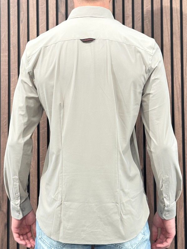Guess - Ls Sunset Tech Shirt - Groen