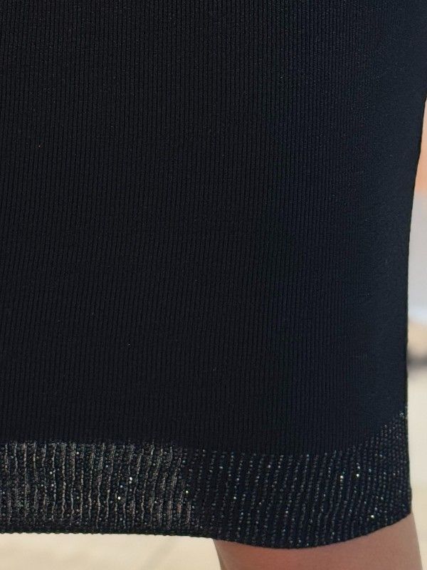 Guess - Lucy Rhinestones Swtr Skirt - Zwart