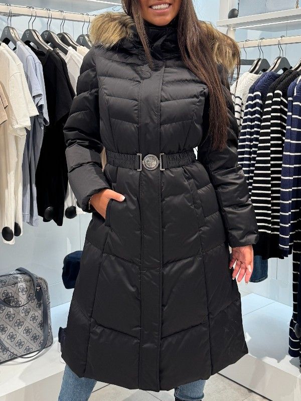 Guess - Marina Long Real Down - Zwart
