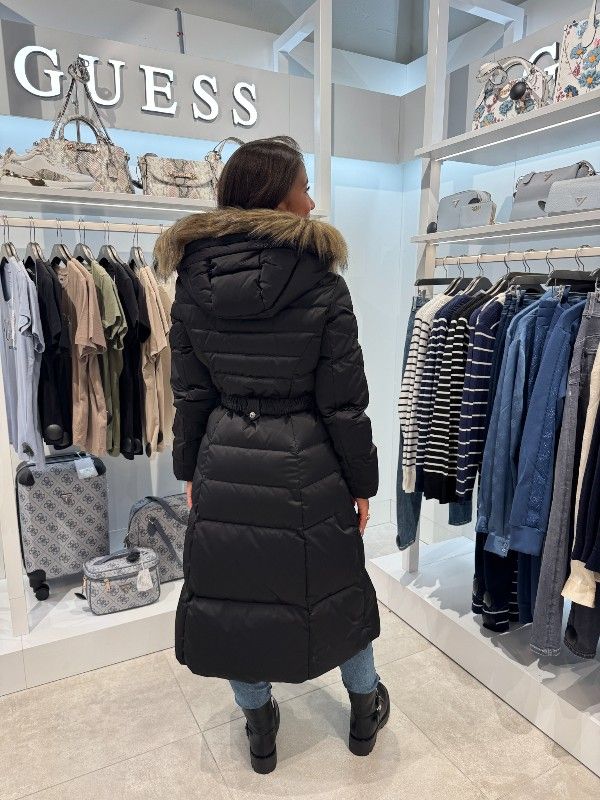 Guess - Marina Long Real Down - Zwart