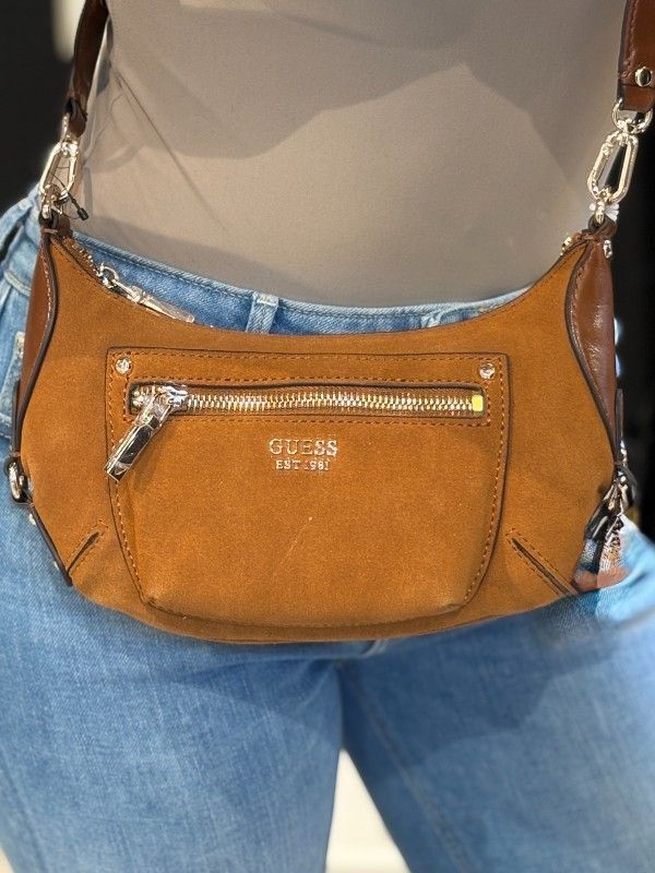 Guess - Marsha Mini Crossbody - Cognac