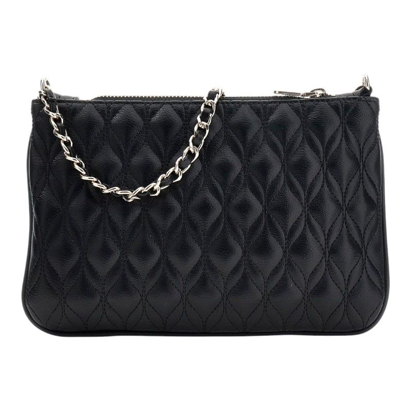 Guess - Maxine Quilted Flat Pouch - Zwart