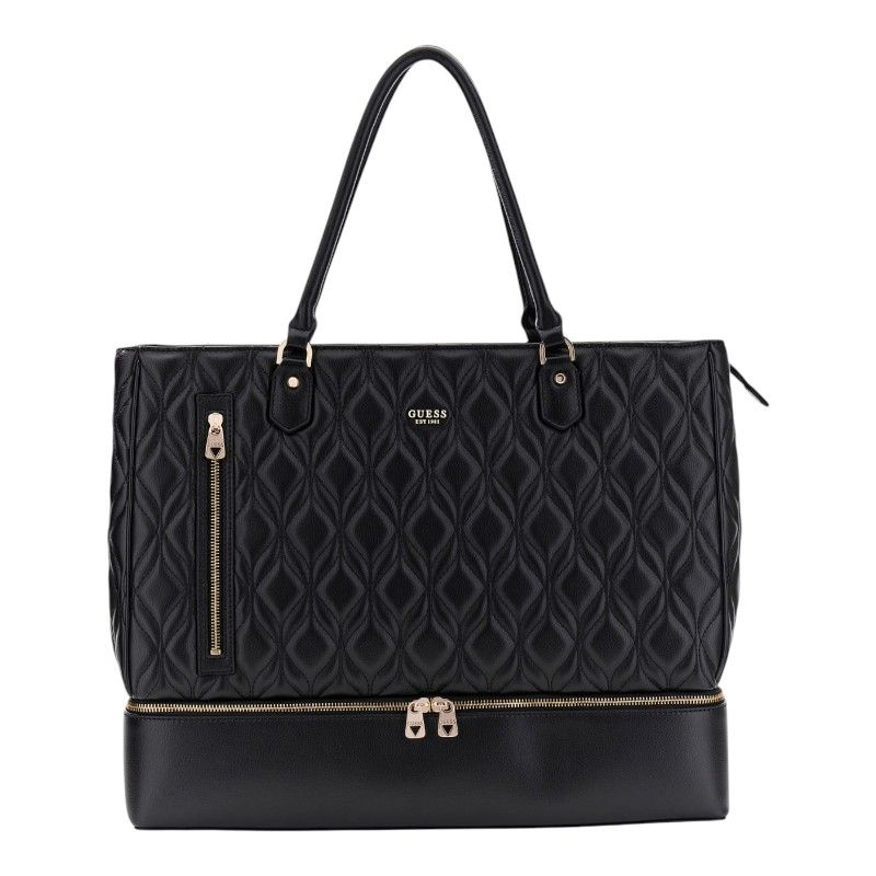 Guess - Maxine Zip Bottom Tote - Zwart