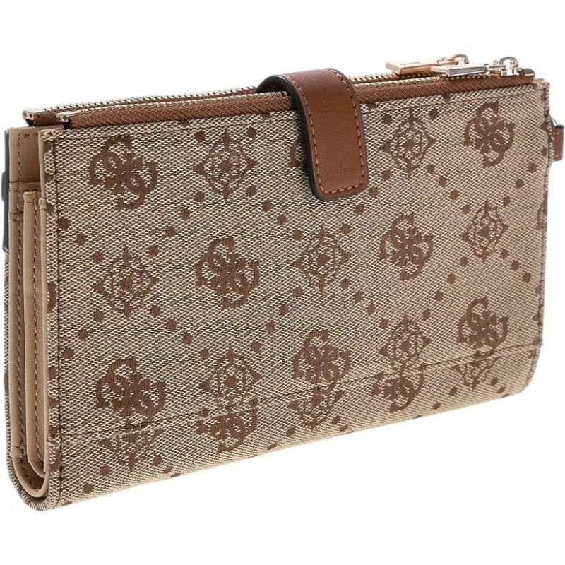 Guess - Melinda Logo Slg Dbl Zip Ornzr - Bruin