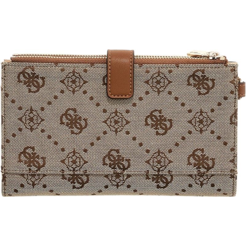 Guess - Melinda Logo Slg Dbl Zip Ornzr - Bruin