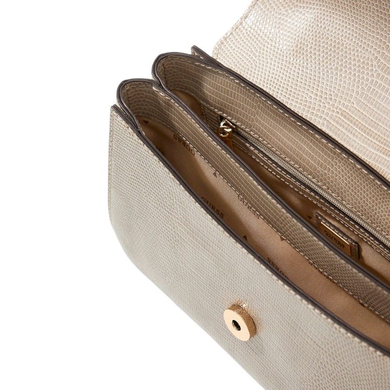 Guess - Melinda Top Handle Flap - Beige
