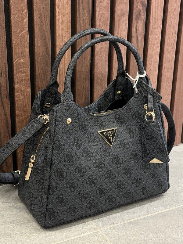 Guess - Meridian II Sml Gfrnd Carryall - Zwart