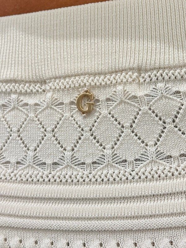 Guess - Michelle Swtr Skirt - Wit