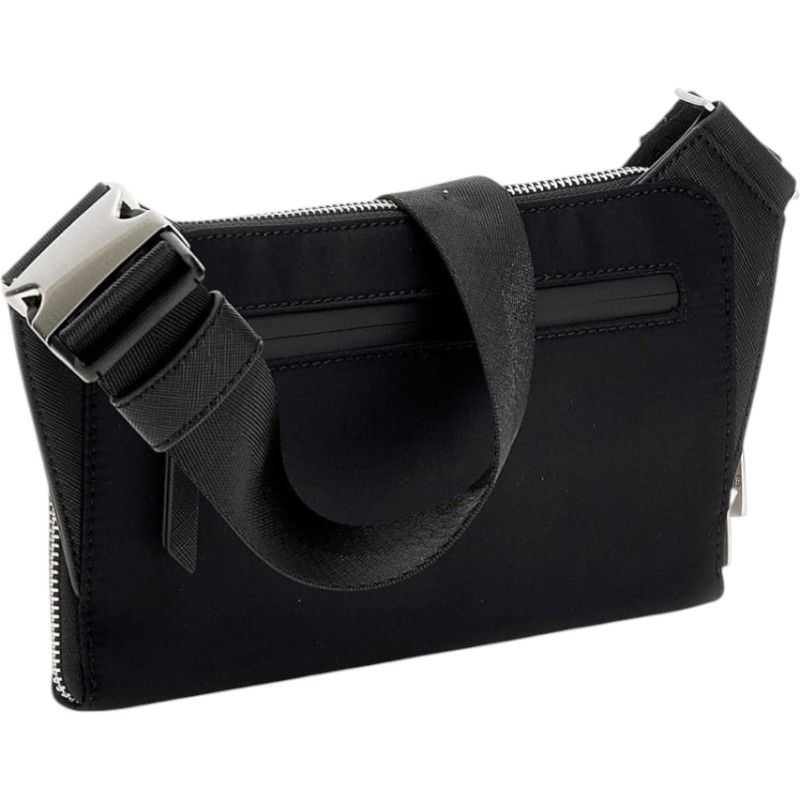 Guess - Milano Flat Bumbag - Zwart