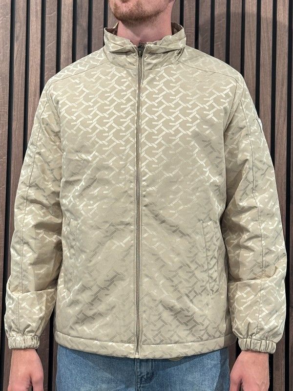 Guess - Monogram Hooded Jacket - Beige