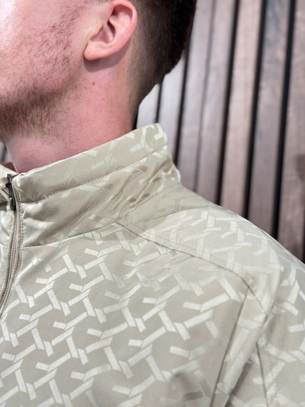 Guess - Monogram Hooded Jacket - Beige