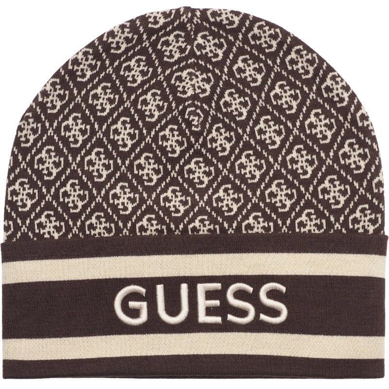 Guess - Sevyn 4G Logo Beanie Swtr - Bruin