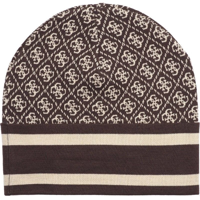 Guess - Sevyn 4G Logo Beanie Swtr - Bruin