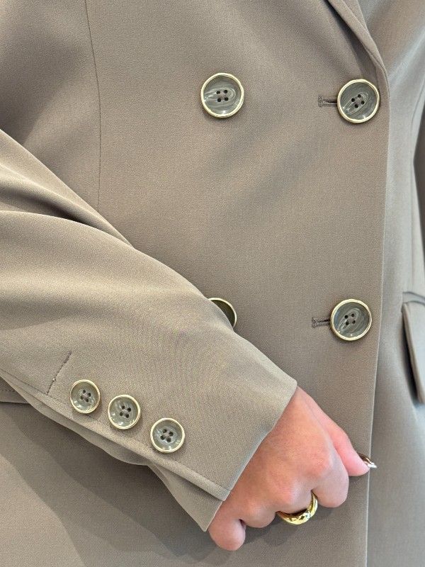 Guess - Nausica Double Breast Blazer - Bruin