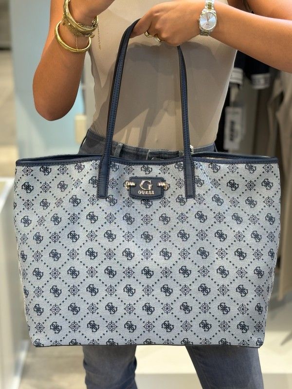 Guess - Neda Large 2 In 1 Tote - Blauw