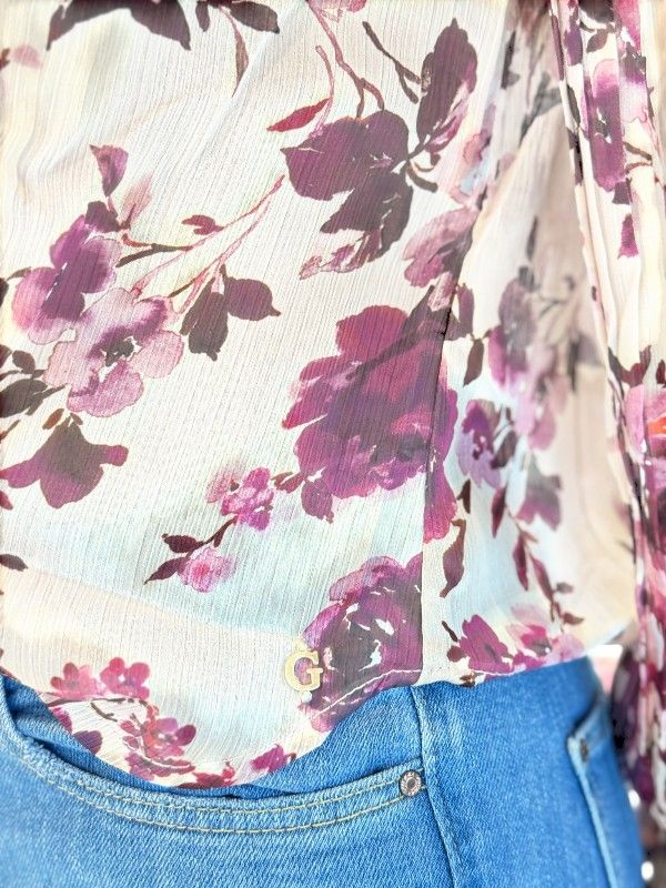 Guess - New Josette Ls Top - Roze