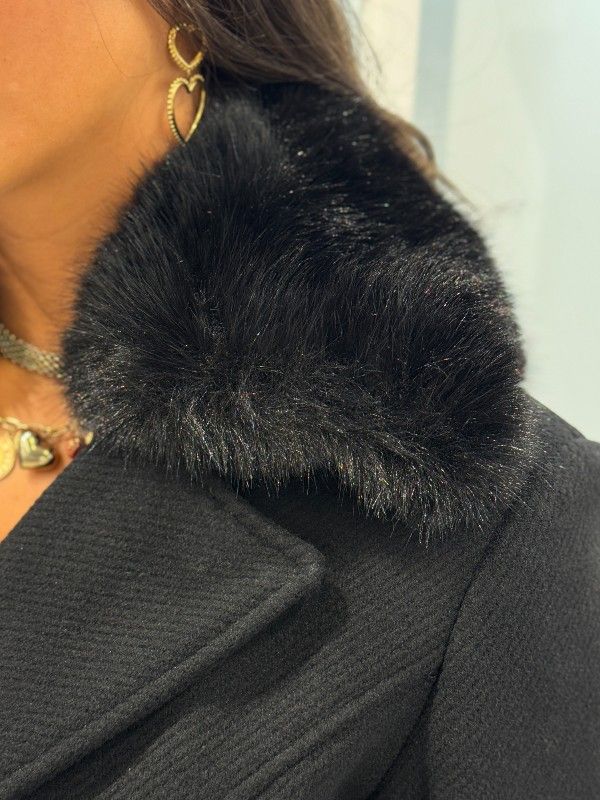Guess - New Patrice Belted Coat - Zwart