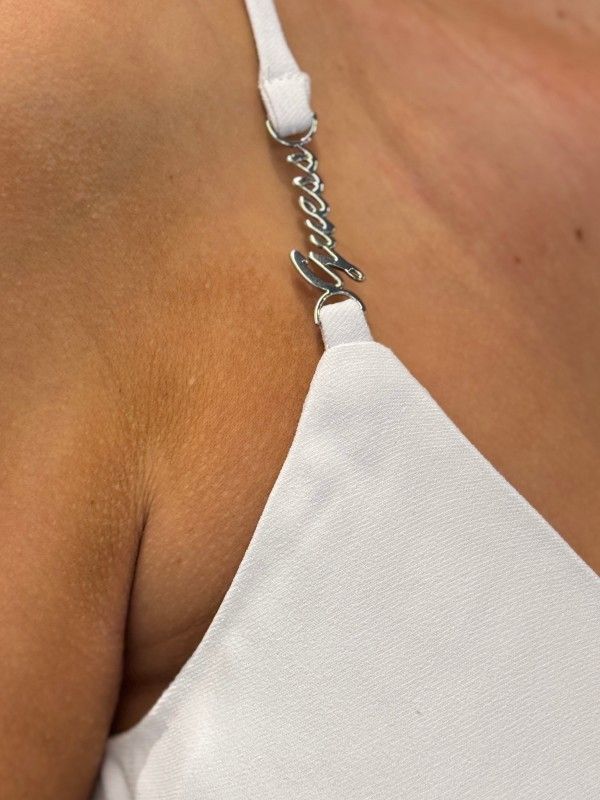 Guess - New Sl Caroline Logo Tank - Wit