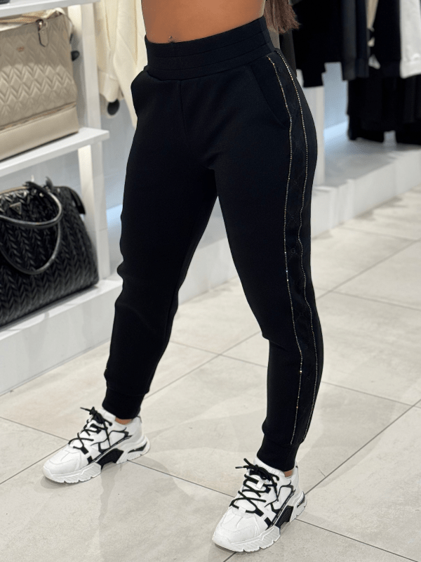 Guess - New Victoire Scuba Pant - Zwart