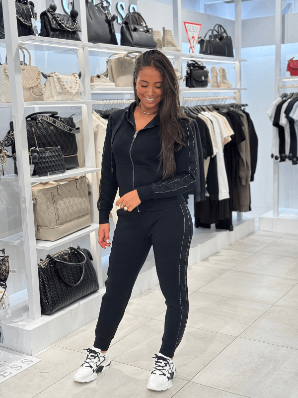 Guess - New Victoire Scuba Pant - Zwart