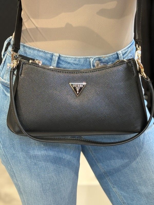 Guess - Noelle II 3 Comp Shldr Xbody - Zwart