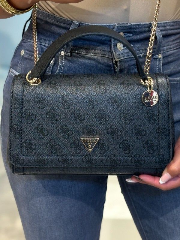 Guess - Noelle II Cnvrtble Xbody Flap - Zwart