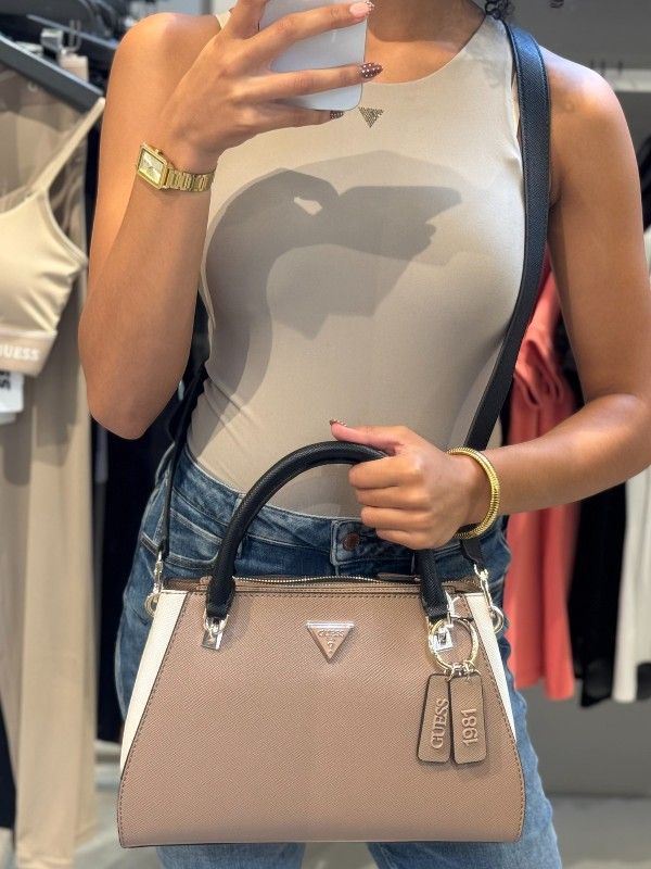 Guess - Noelle II Luxury Satchel - Beige