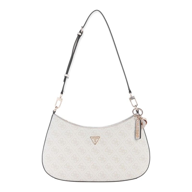 Guess - Noelle II Top Zip Shoulder Bag - Beige
