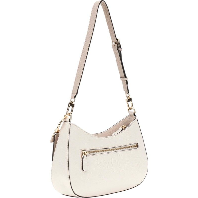 Guess - Noelle II Top Zip Shoulder Bag - Beige