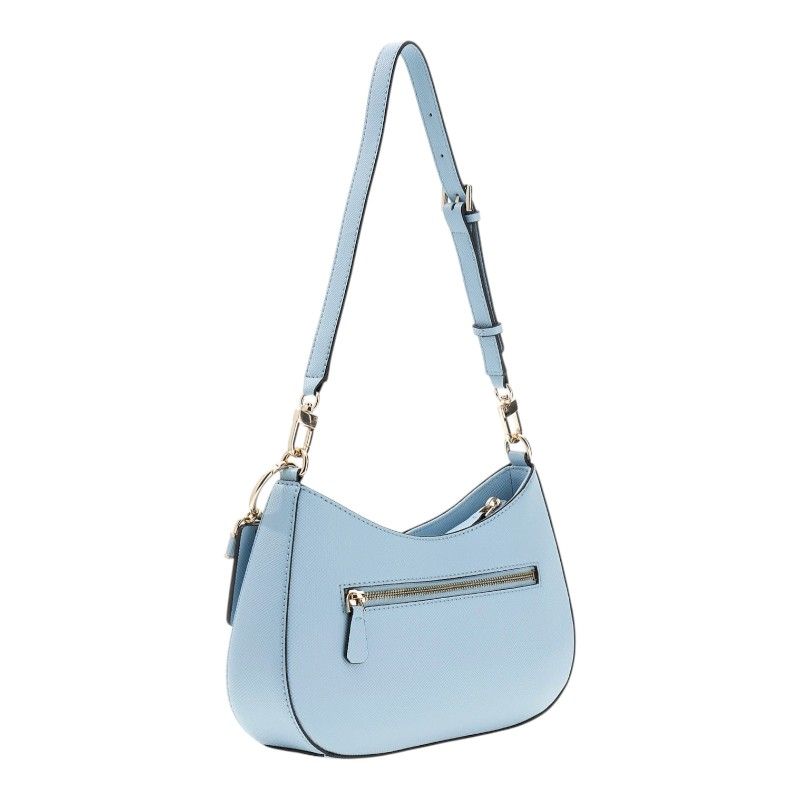 Guess - Noelle II Top Zip Shoulder Bag - Blauw