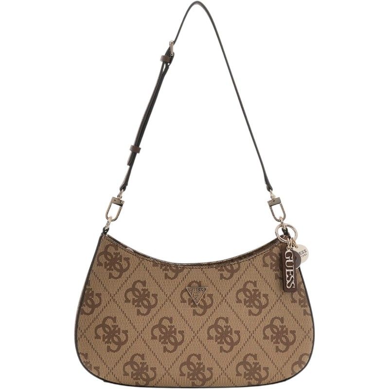 Guess - Noelle II Top Zip Shoulder Bag - Bruin