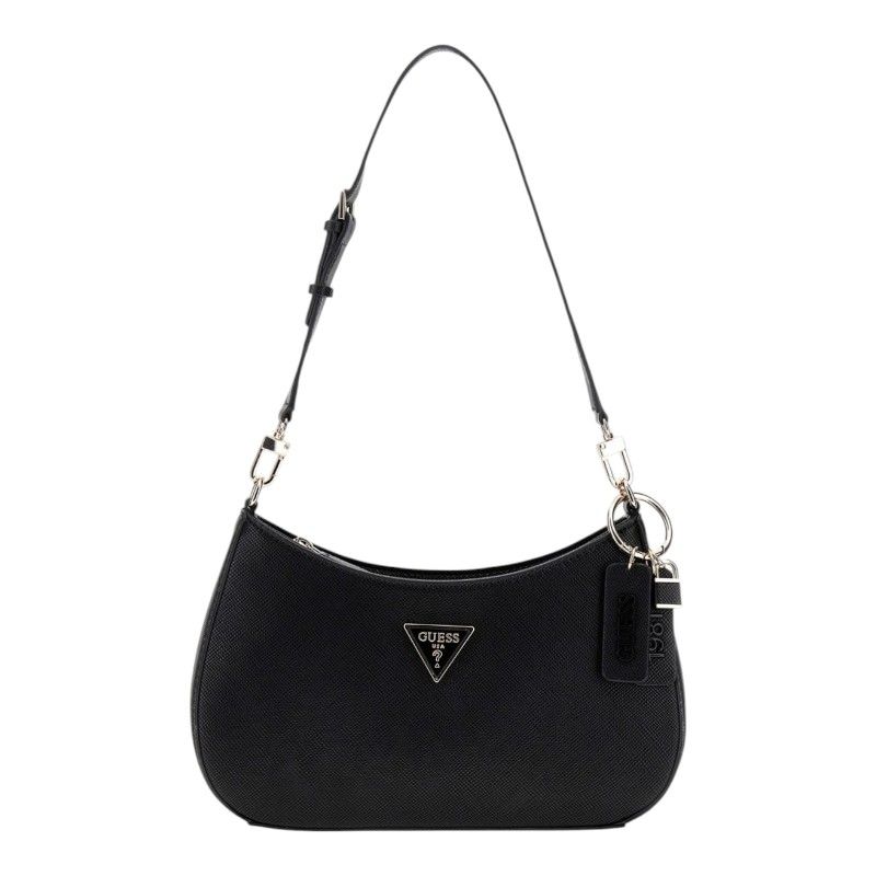 Guess - Noelle II Top Zip Shoulder Bag - Zwart
