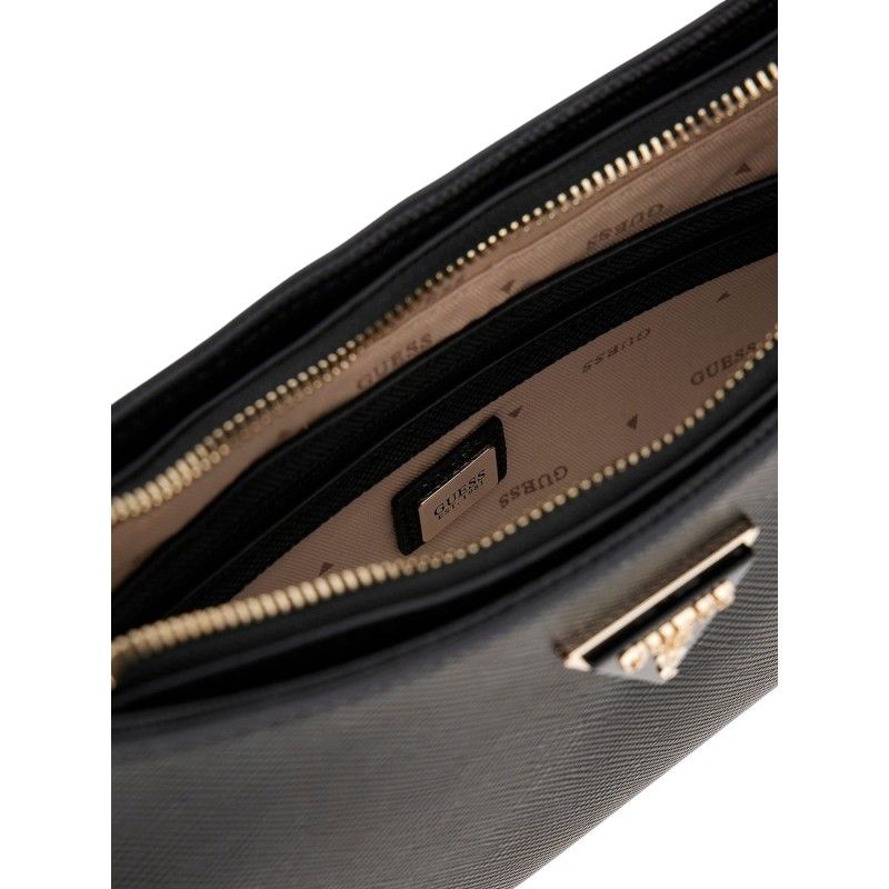 Guess - Noelle II Top Zip Shoulder Bag - Zwart