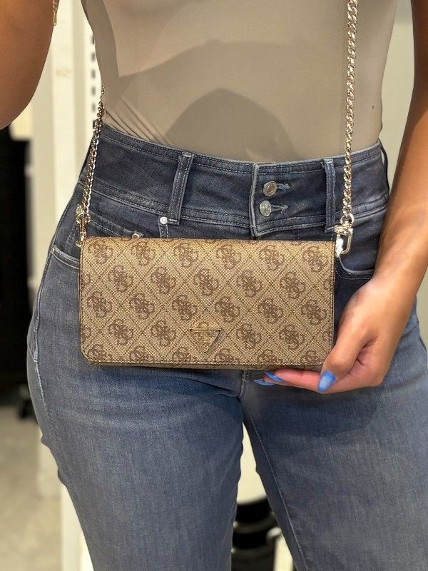 Guess - Noelle II Xbody Flap Organizer - Bruin