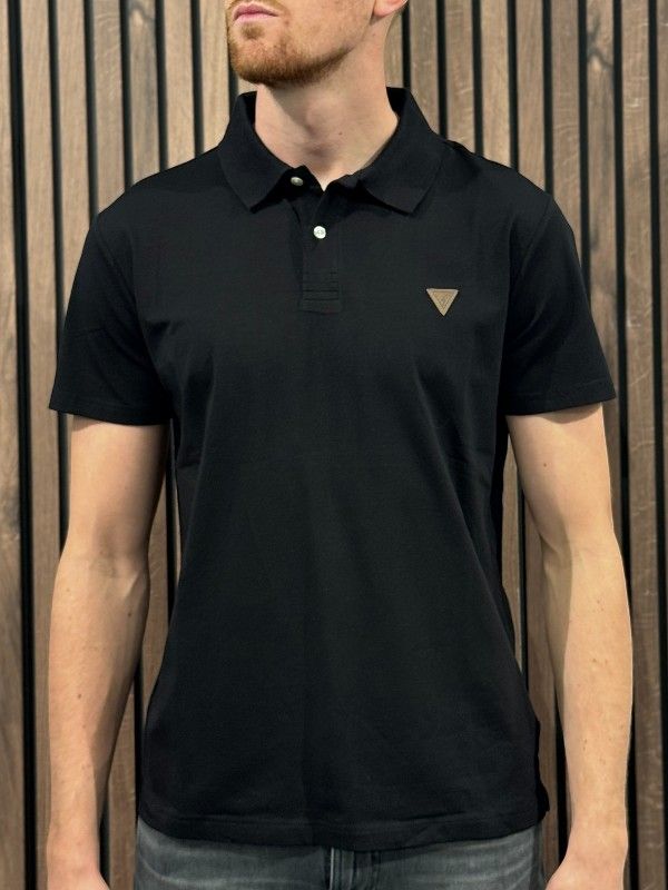 Guess - Nolan Ss Polo - Zwart