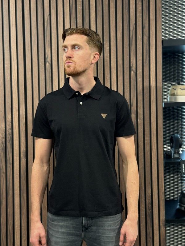 Guess - Nolan Ss Polo - Zwart